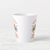 Boerderij verse pompoenen | met de hand geplukt latte mok (Voorkant)