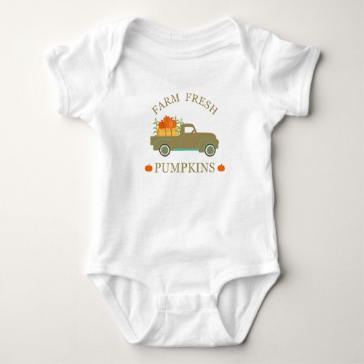 boerderij verse pompoenen romper (Voorkant)