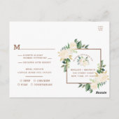 Boerderij Verse rustieke Country Maaltijd keuze RS Briefkaart (Achterkant)