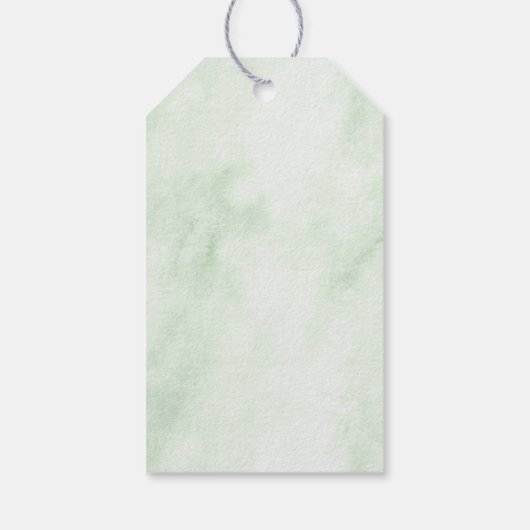 Boerderij Verse rustieke Land Bloemen Dank u Cadeaulabel (Achterkant)