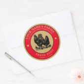  Boerderij Verse Sjabloon Etiket (Envelop)