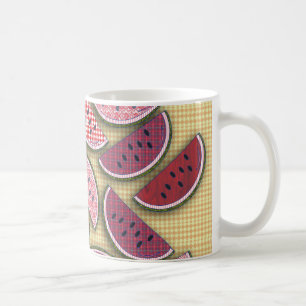 Boerderij: Verse watermeloenen kunst Koffiemok