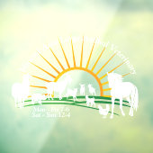 Boerderij Veterinary Kantoor Raamsticker (Vel 3)