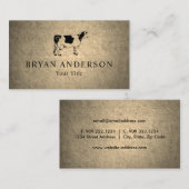 Boerderij - Visitekaartje kool (Voorkant / Achterkant)