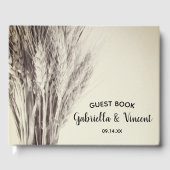 Boerderij voor driekleurig gerst gastenboek (Voorkant)