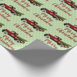 Boerderij voor kerstbomen Cadeaupapier