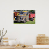 Boerderij vrachtwagen uit Yesteryear Poster (Keuken)