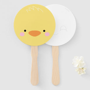 Boerderij Vrienden Chick Hand Fan met Draw-a-Face Handwaaier