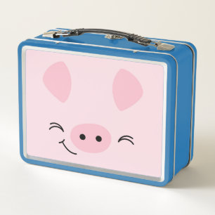 Boerderij Vrienden Lunch Box met Speelse Varken op