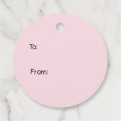 Boerderij Vrienden Speelse Varken Gift Label (Achterkant)