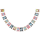 Boerderij Vrienden Verjaardagsfeest Bunting Flags Vlaggetjes (Alle)