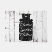 Boerderij Wit Hout Rustiek Melkkannetje Home Sweet Deurmat (Voorkant)