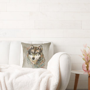 Boerderij Wolf Animal Natuur Wall Art Prints Kussen