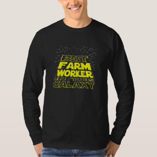 Boerderij Worker Cool Galaxy Job T-shirt