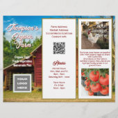 Boerderij Zakelijke Brochure QR code Foto's Over (Voorkant)