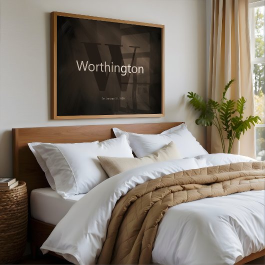 Boerderijdecorprint met rustieke op maat gemaakte poster