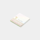 Boerderijdier kleuterschool regenboog post-it® notes (Schuin)