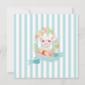 Boerderijdieren Baby Shower Kaart (Achterkant)