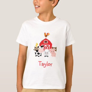 Boerderijdieren Banyard Kinderen / familie T-shirt