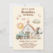 Boerderijdieren Barnyard Bash Ranch Verjaardagsfee Kaart (Voorkant)