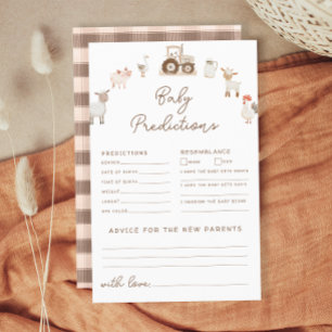 Boerderijdieren Barnyard voorspellingen en advies