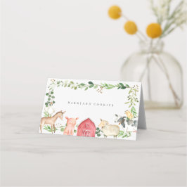 Boerderijdieren Buffet Eetwaren Labels