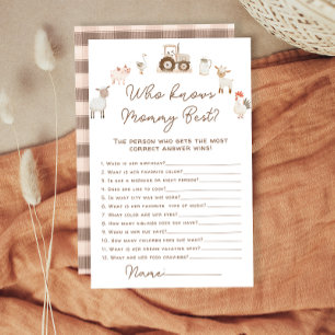 Boerderijdieren die mama kent Beste Baby shower sp