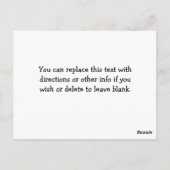 Boerderijdieren eerste verjaardag uitnodiging (Achterkant)