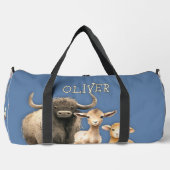 Boerderijdieren gepersonaliseerde Kinderen Plunjezak (Voorkant)