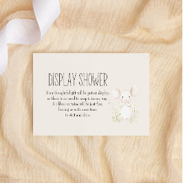 Boerderijdieren Meadow Friends Baby Display Douche Notitiekaartje