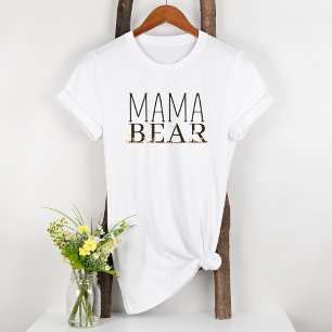 Boerderijdieren Meadow Friends Maternity Mama Beer Tri-Blend Shirt