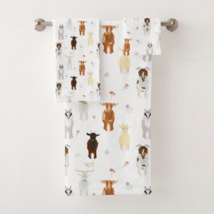 Boerderijdieren Mooie Geiten Bad Handdoek