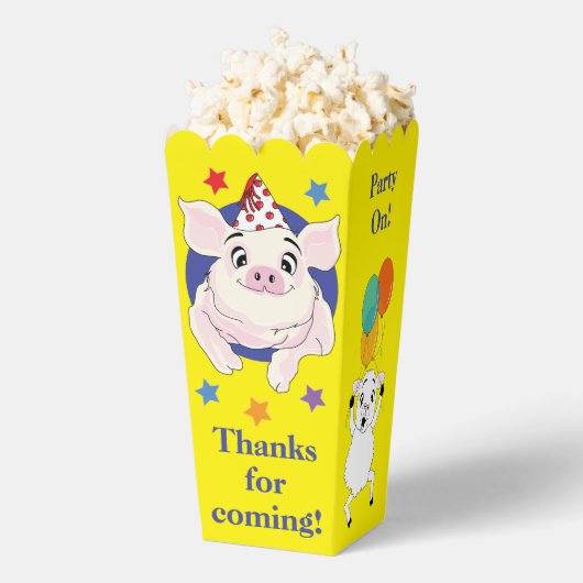 Boerderijdieren Party Bedankdoosjes (Popped)