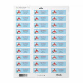 boerderijdieren retouradres labels blue boys (Full Sheet)