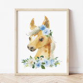 Boerderijdieren, Schuur, Blauwe bloemen, Jongenskw Muurkunst Sets