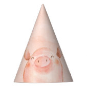 Boerderijdieren Verjaardagsfeest Varkensfeest Pet Feesthoedjes (Voorkant)