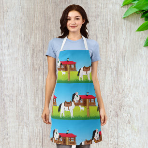 Boerderijen huisdieren schort