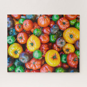 Boerderijen Kleurrijke tomatenoogst Legpuzzel