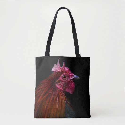Boerderijen | Rooster Head Shot Draagtas (Voorkant)