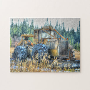 Boerderijen, trekkers, rugleuningen, Boerderijen Legpuzzel