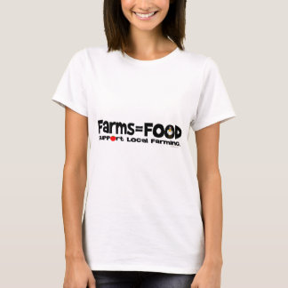 Boerderijen=voedsel T-shirt