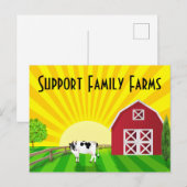 Boerderijen voor de supportreeks briefkaart (Voorkant / Achterkant)