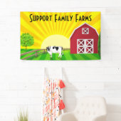 Boerderijen voor de supportreeks spandoek (Insitu)