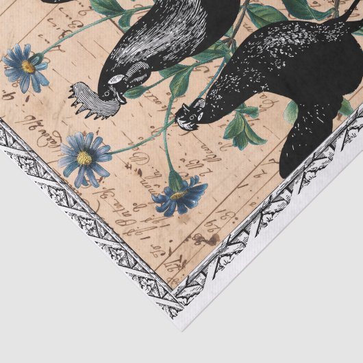  boerderijhaan tissuepapier (Detail)