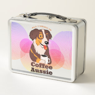 Boerderijhond Aussie Shepherd Coffieliefhebber Des