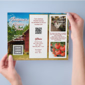 Boerderijonderneming Brochure QR-code Foto's Over (Hand)