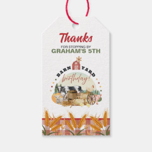 Boerderijthema Verjaardag Favorietlabels Cadeaulabel