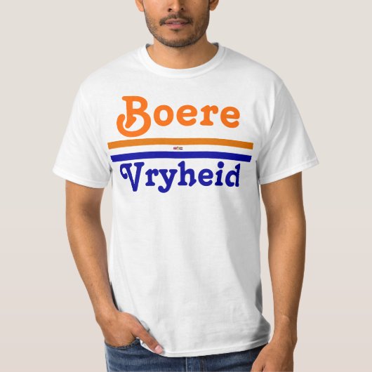 Boere Vryheid T-shirt (Voorkant)