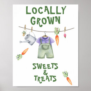boeren brengen baby shower op de markt-snoep en sn poster
