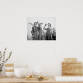 Boeren Drink bier, 1941.  foto Poster (Keuken)